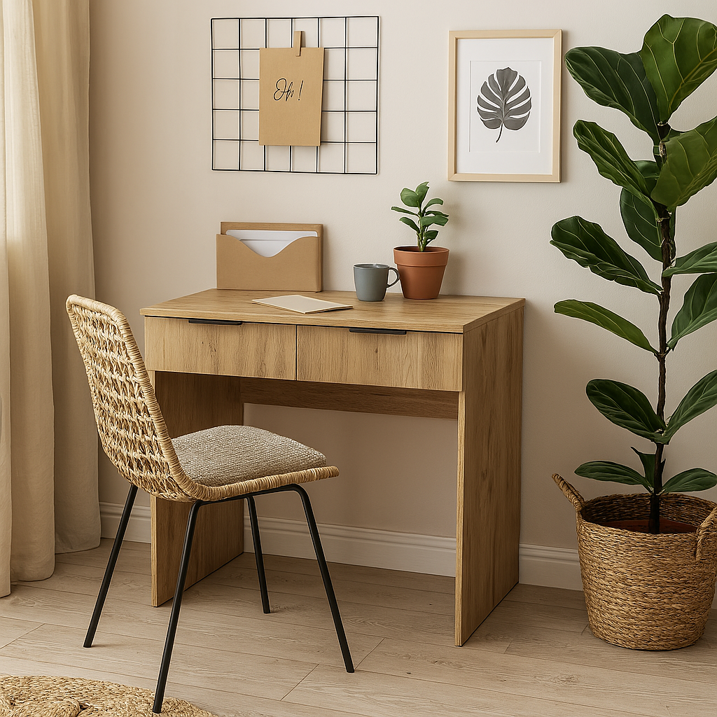 Стол письменный СП5 2Я SENAM 780х900х600 мм ДСП Дуб Крафт Золотой