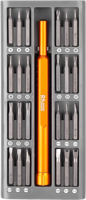 Викрутка прецизійна Richmann з битами 48 шт. (C5368) - фото 8 Викрутка прецизійна Richmann з битами 48 шт. (C5368) - фото 8