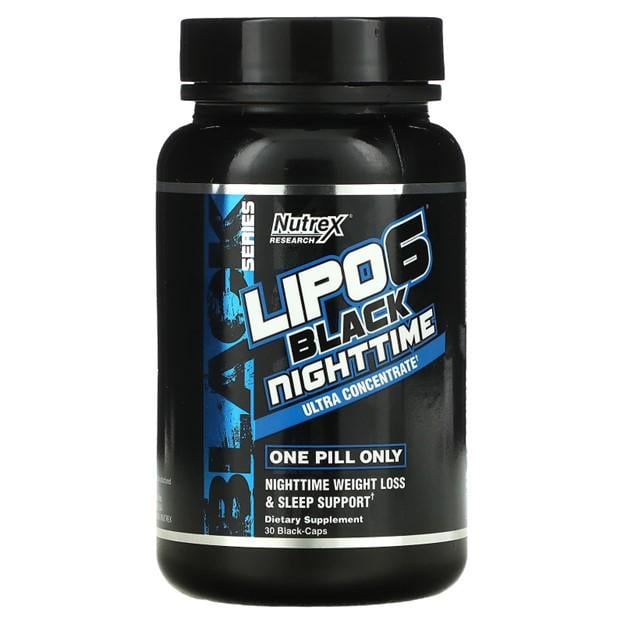 Жиросжигатель Nutrex Lipo-6 Black Nighttime UC 30 капс. (1514) - фото 3