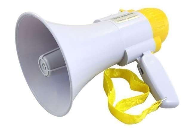 Громкоговоритель Megaphone HW 8C аккумуляторный 10 Вт радиус действия 300 м (44e3544a)