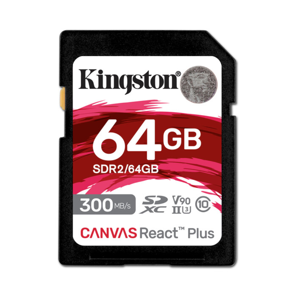 Карта памяти Kingston Canvas React Plus SDXC UHS-II SDR2 64 Gb (557301) - фото 3