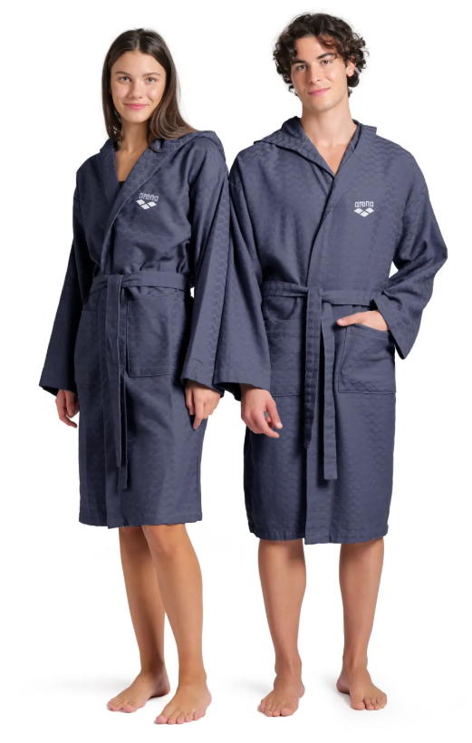 Халат Arena Waffle Robe 009030-710 XL Темно-серый (3468337518266)