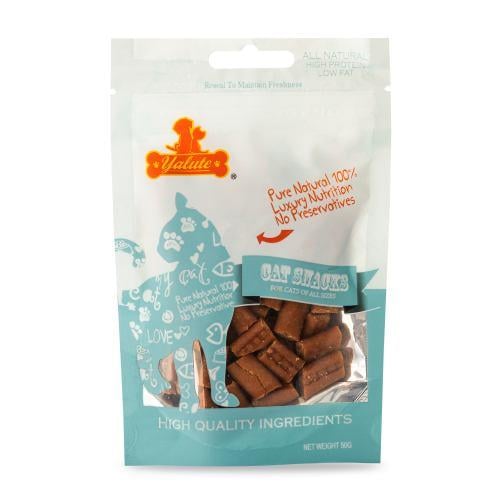Ласощі Yalute Salmon Short Sticks для котів короткі палички з лососем 50 г Ласощі Yalute Salmon Short Sticks для котів короткі палички з лососем 50 г