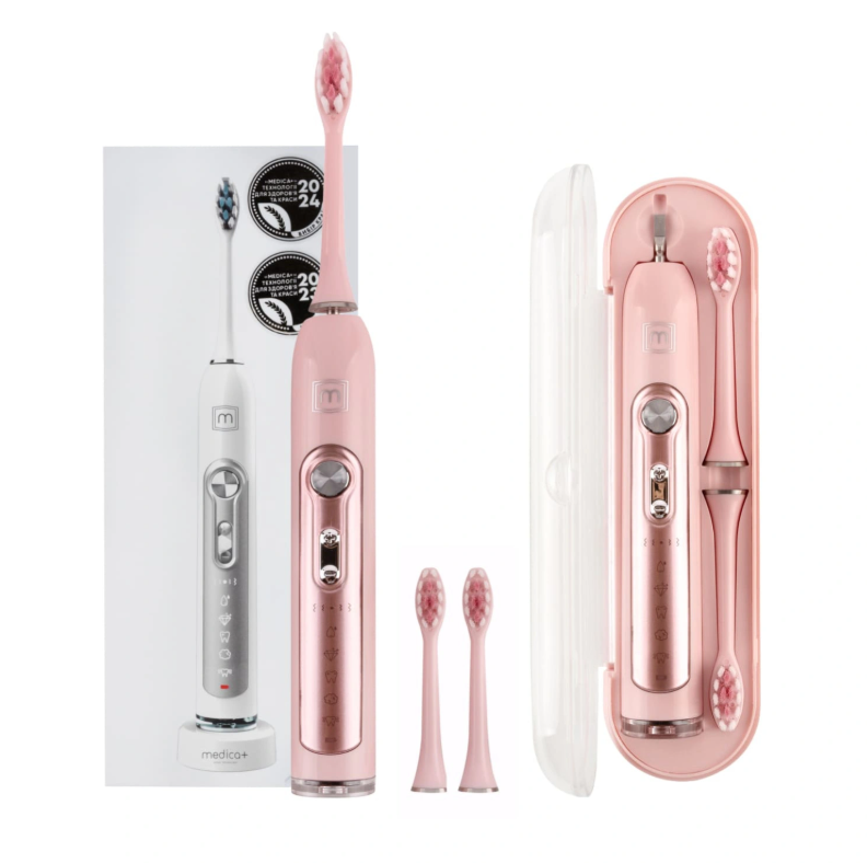 Електрична зубна щітка MEDICA+ PROBRUSH 9.0 IPX7 акумуляторна Soft Touch Fuchsia (33146483)