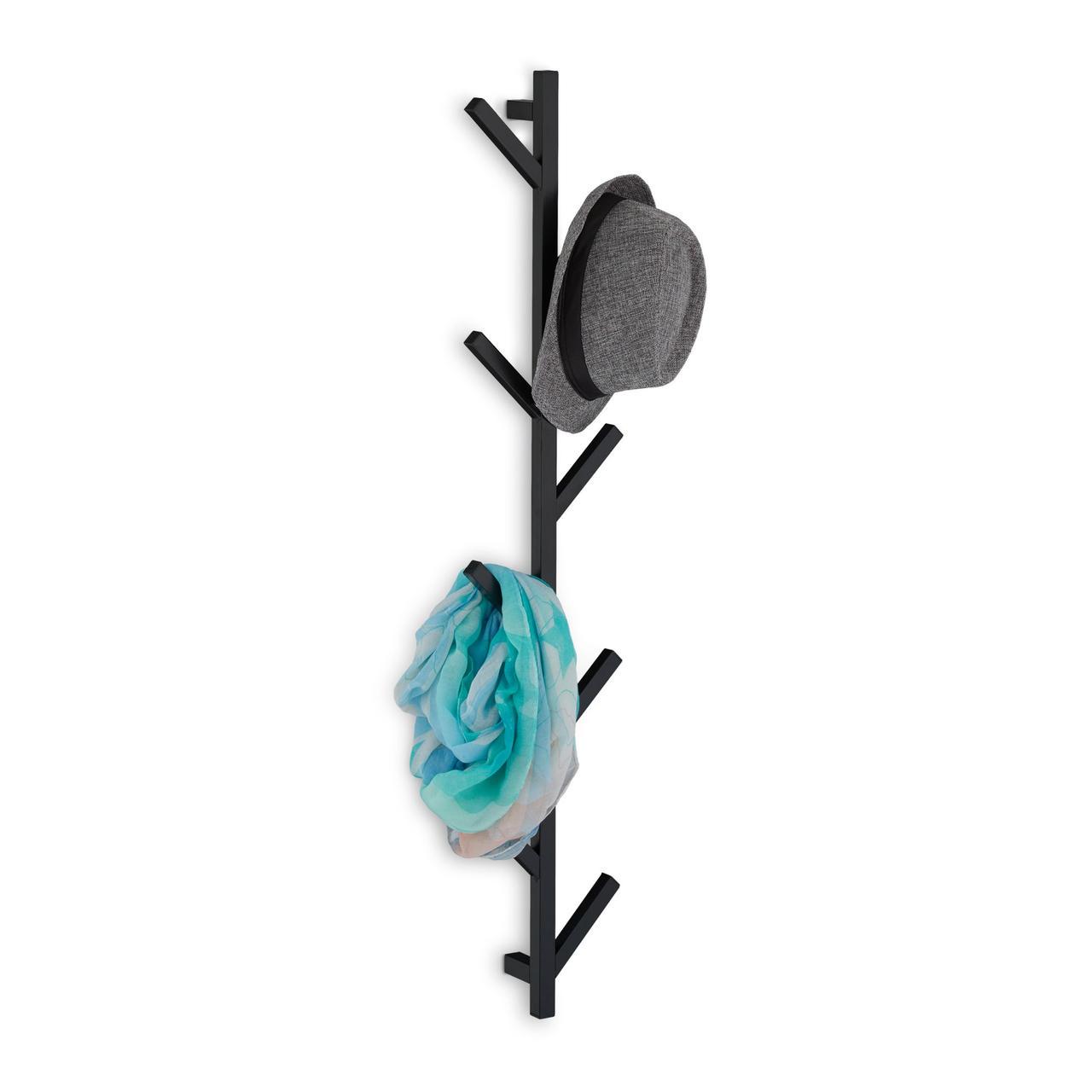 Вешалка настенная для одежды Relaxdays на 8 крючков 100,5x19,5x7 см (2306365626)