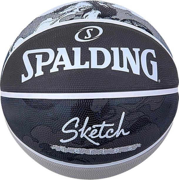 Баскетбольный мяч Spalding SKETCH JUMP BALL р. 7 Серый (84382Z)