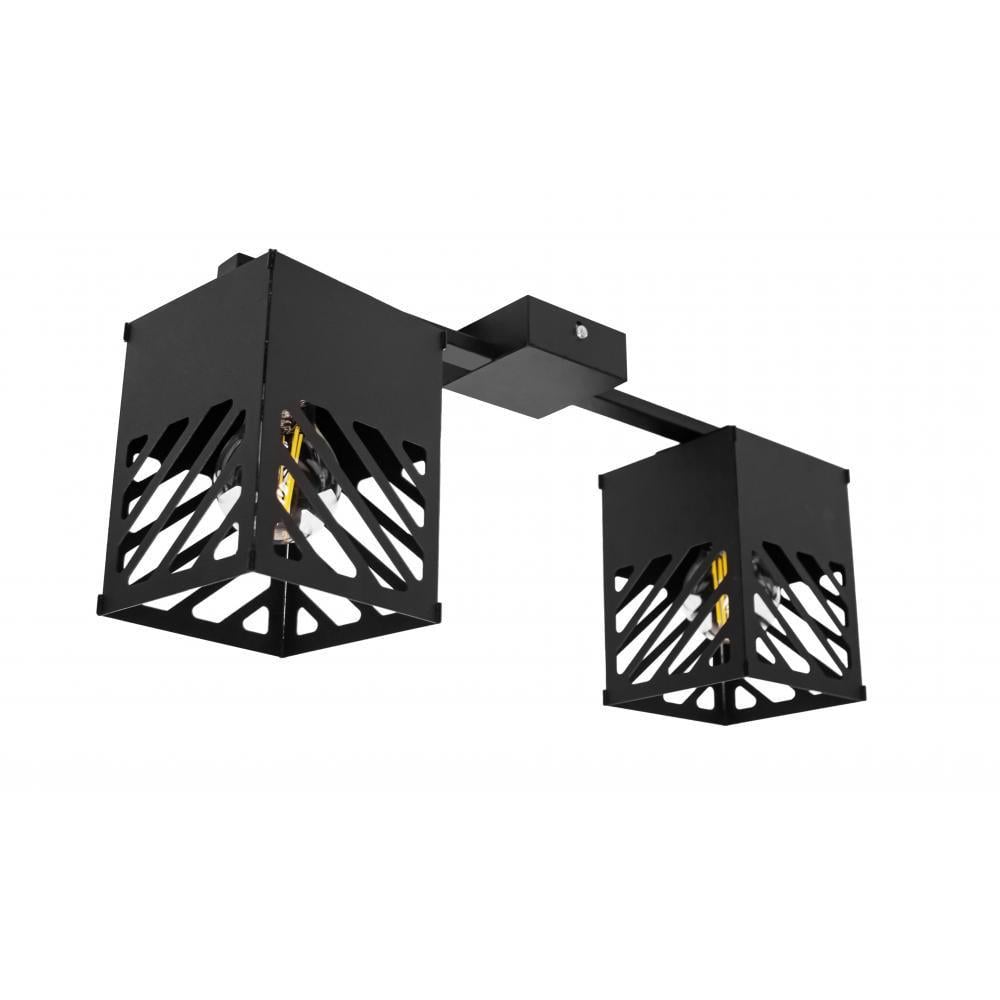 Люстра MSK Electric Urban на два плафона Черный (NL2410-2BK)