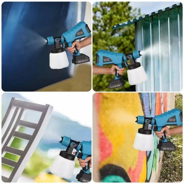 Краскопульт пневматический Grand M16509 JK-SG1 0,8 л аккумуляторы 2 шт. - фото 3 Краскопульт пневматический Grand M16509 JK-SG1 0,8 л аккумуляторы 2 шт. - фото 3