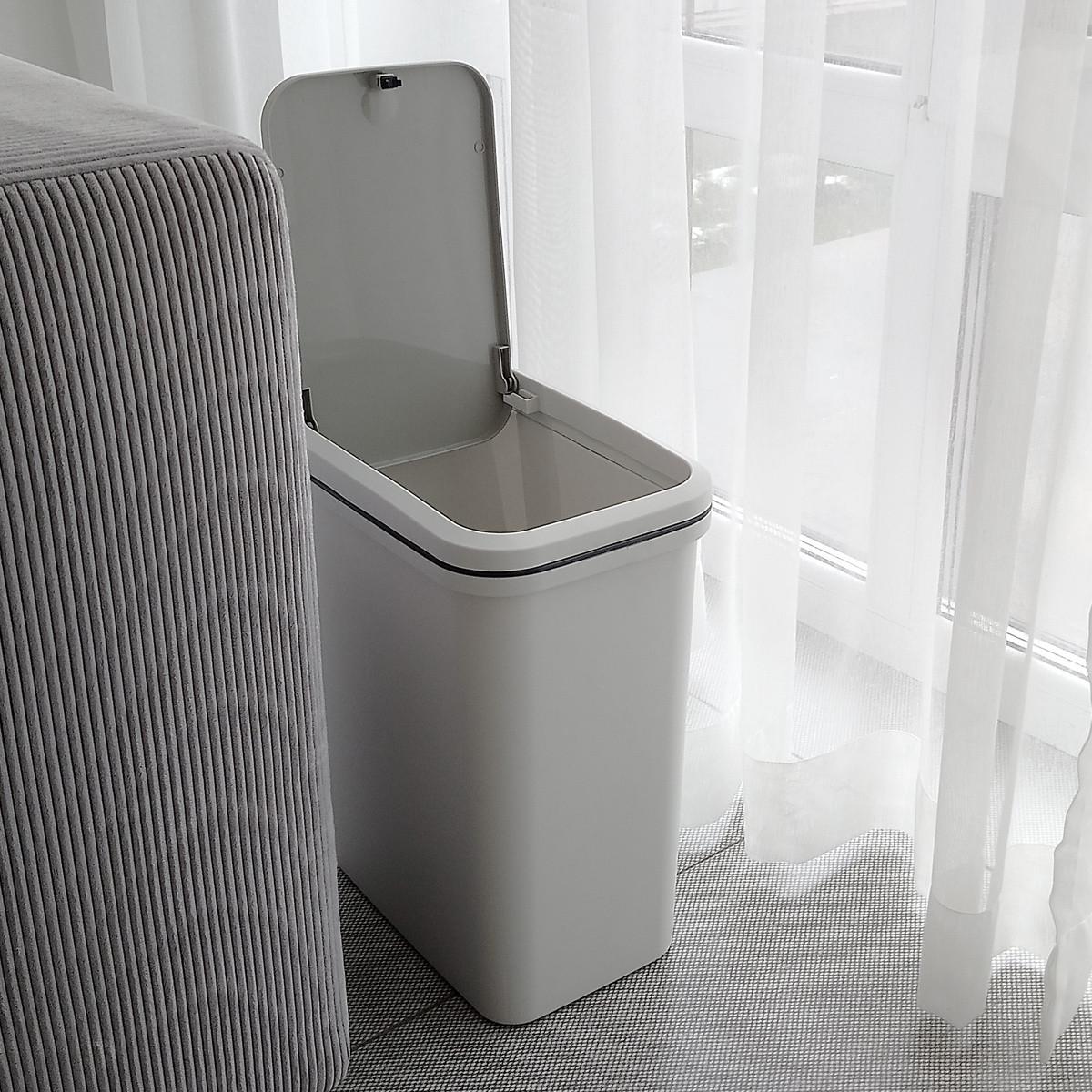 Відро для сміття MVM BIN-04 з кришкою 10 л Сірий (BIN-04 10L GRAY) - фото 4