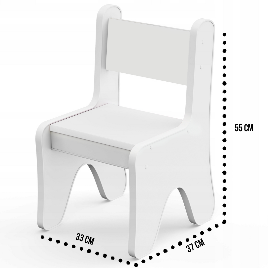 Дитячий стілець для ігрової кімнати Tiding Bag 55х37х33 см Білий - фото 2 Дитячий стілець для ігрової кімнати Tiding Bag 55х37х33 см Білий - фото 2