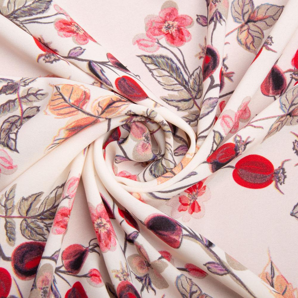 Ткань для одежды платная Super soft 65 гр/м2 Шиповник молоко (25302)