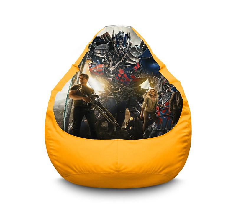 Кресло мешок iPuff Transformers Сade Yeager Оксфорд XXL 90х125 см Желтый