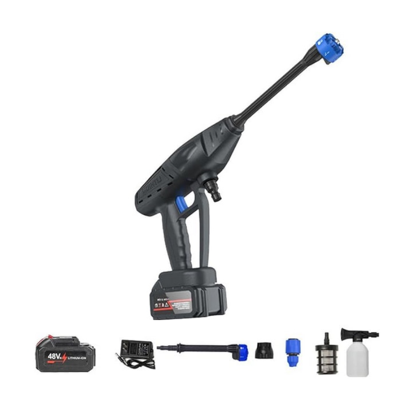 Мийка високого тиску з поливанням MD-11 6 режимів з 2 акумуляторами (25880137) - фото 2