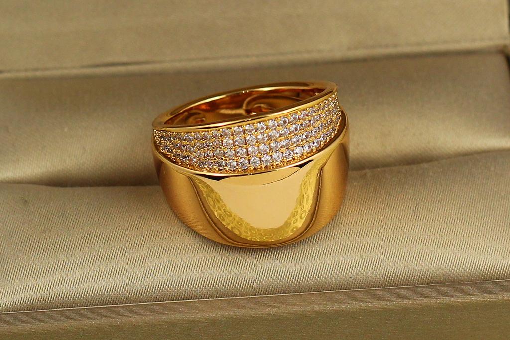 Кольцо Xuping Jewelry Звездный каскад р. 20 Золотистый (34592324) Кольцо Xuping Jewelry Звездный каскад р. 20 Золотистый (34592324)