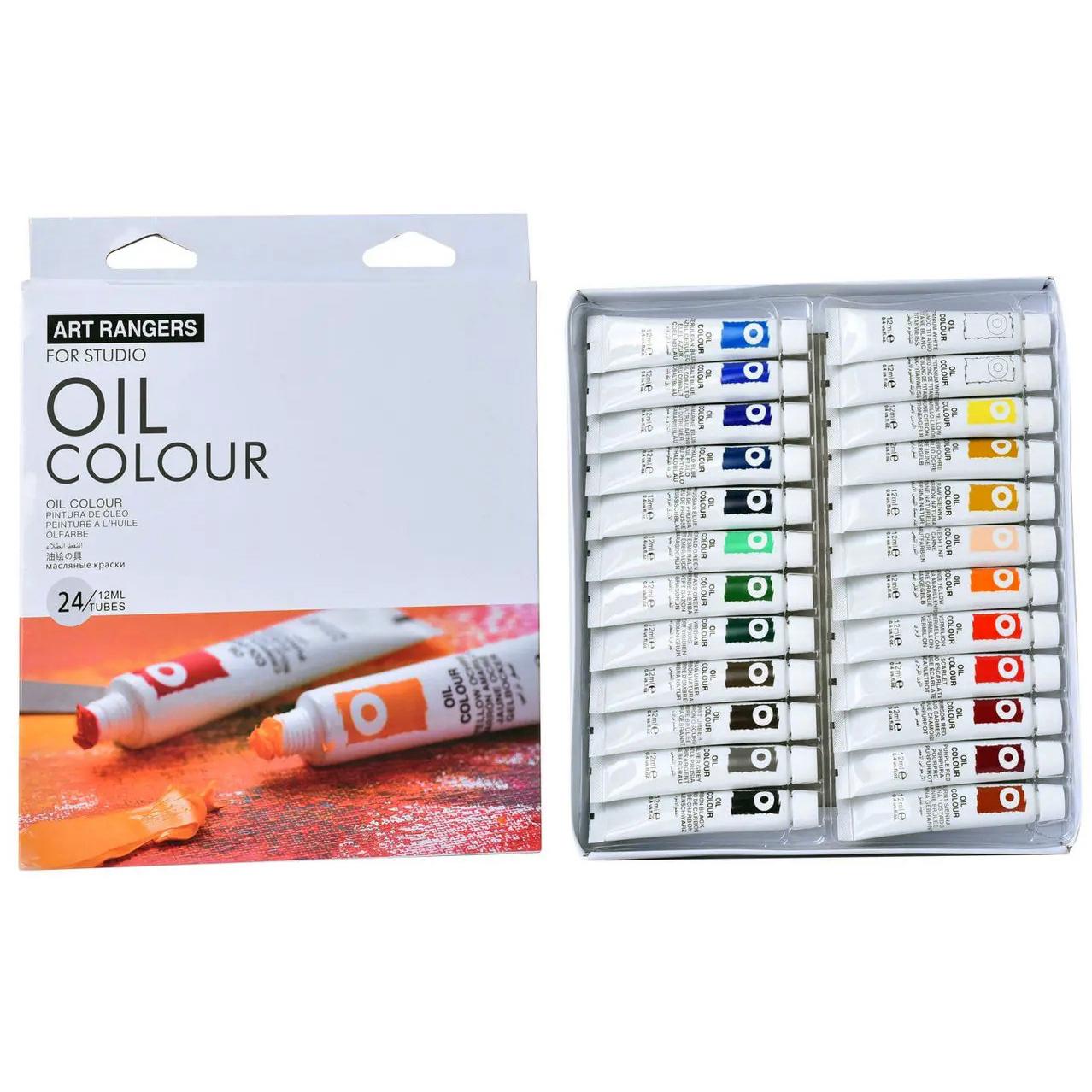 Краски масляные художественные тюбики в коробке 24 цвета по 12 мл (37-112005) - фото 9 Краски масляные художественные тюбики в коробке 24 цвета по 12 мл (37-112005) - фото 9