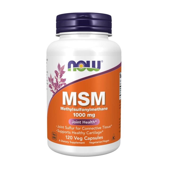 Метилсульфонілметан NOW MSM 1000 mg 120 капс.