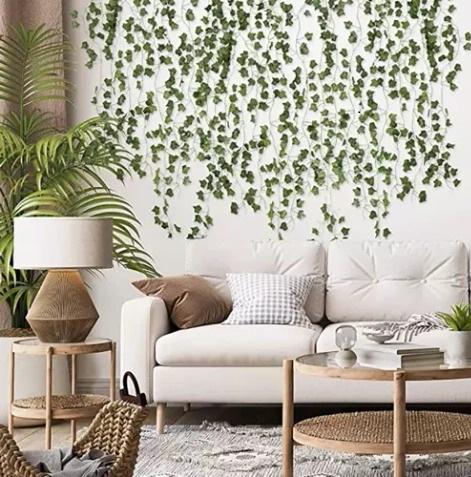 Плющ икусственный декоративный для отделки интерьера 25,2 м Зеленый - фото 9 Плющ икусственный декоративный для отделки интерьера 25,2 м Зеленый - фото 9