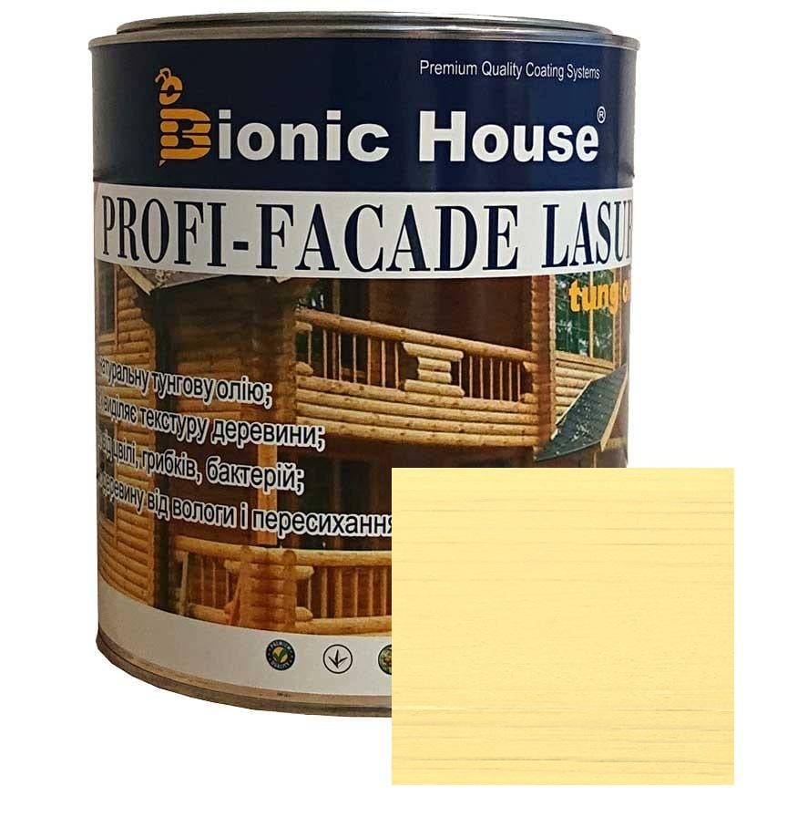 Фасадная краска-пропитка для дерева Bionic House с тунговым маслом 2,8 л Медовый (18815316)