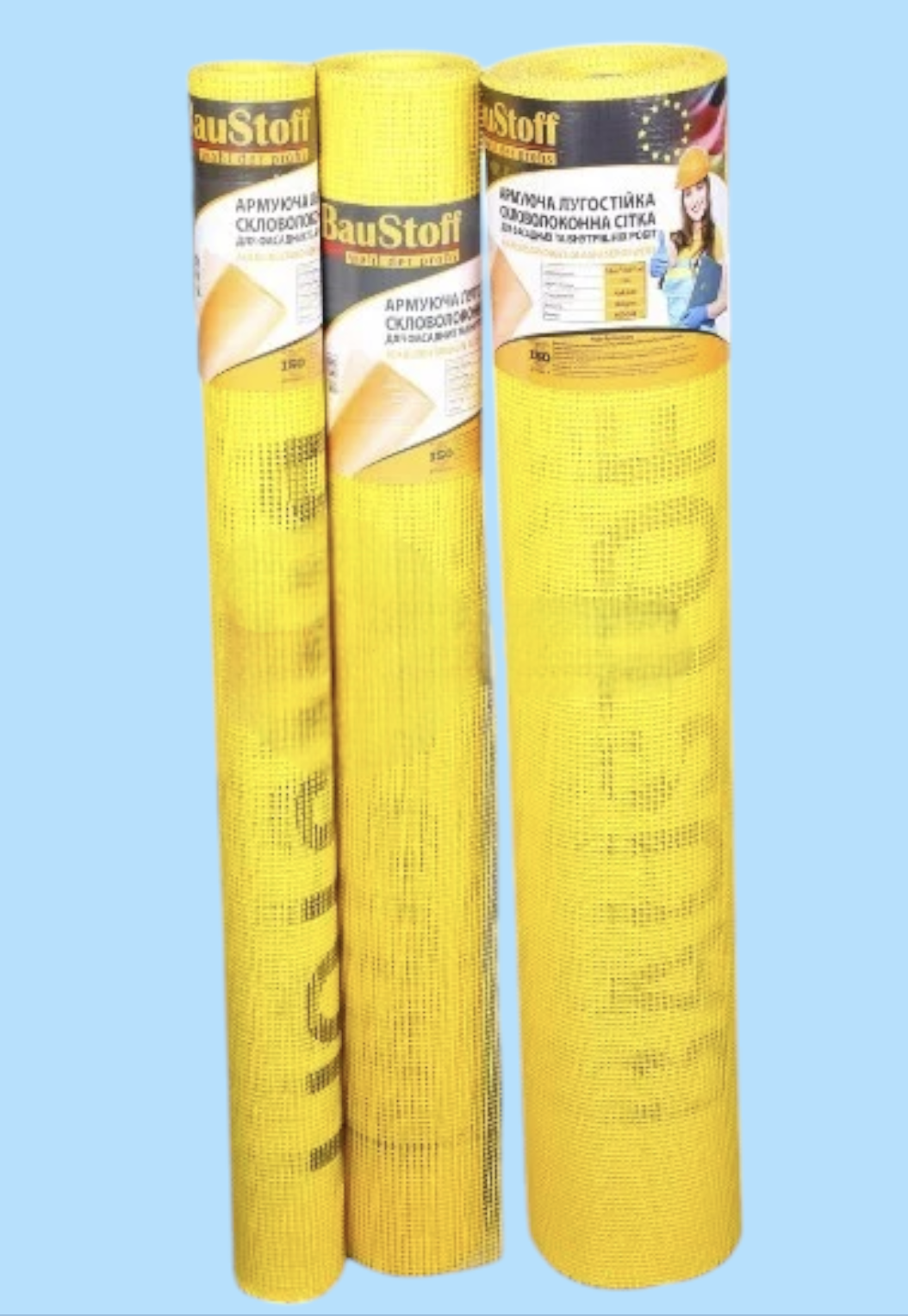 Сетка фасадная Baustoff FCG160 армирующая для укрепления фасадов 160 г/м2 15 м Желтый (1018) - фото 6 Сетка фасадная Baustoff FCG160 армирующая для укрепления фасадов 160 г/м2 15 м Желтый (1018) - фото 6