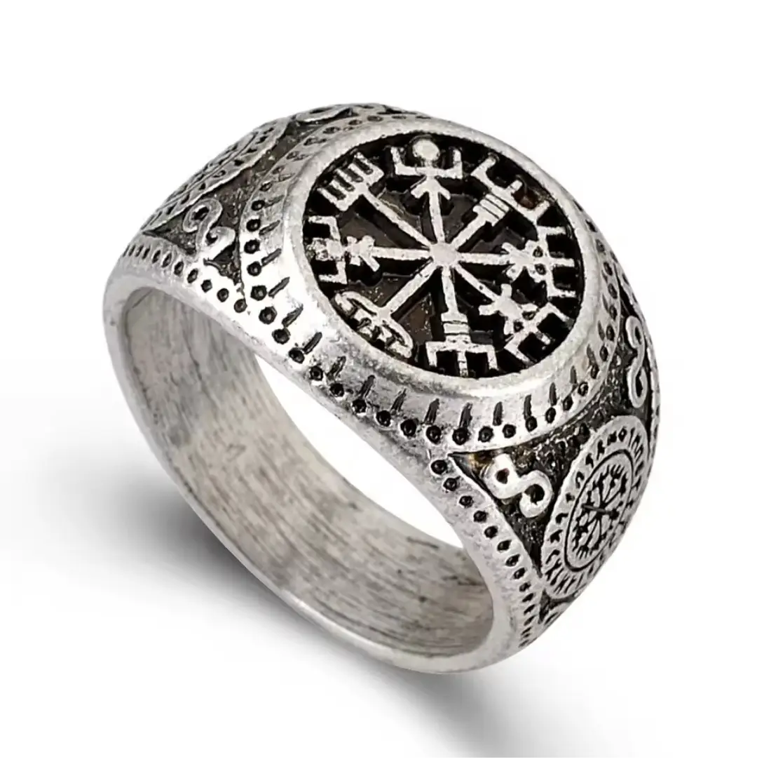 Кільце чоловіче шолом жаху з вікінгів (1493374355)