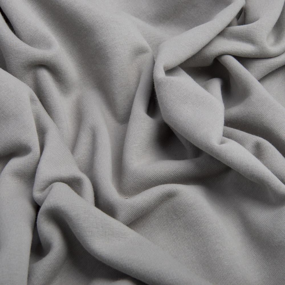 Тканина трикотаж Сезон трьохнитка петля Світло-сірий (23784) - фото 4 Тканина трикотаж Сезон трьохнитка петля Світло-сірий (23784) - фото 4