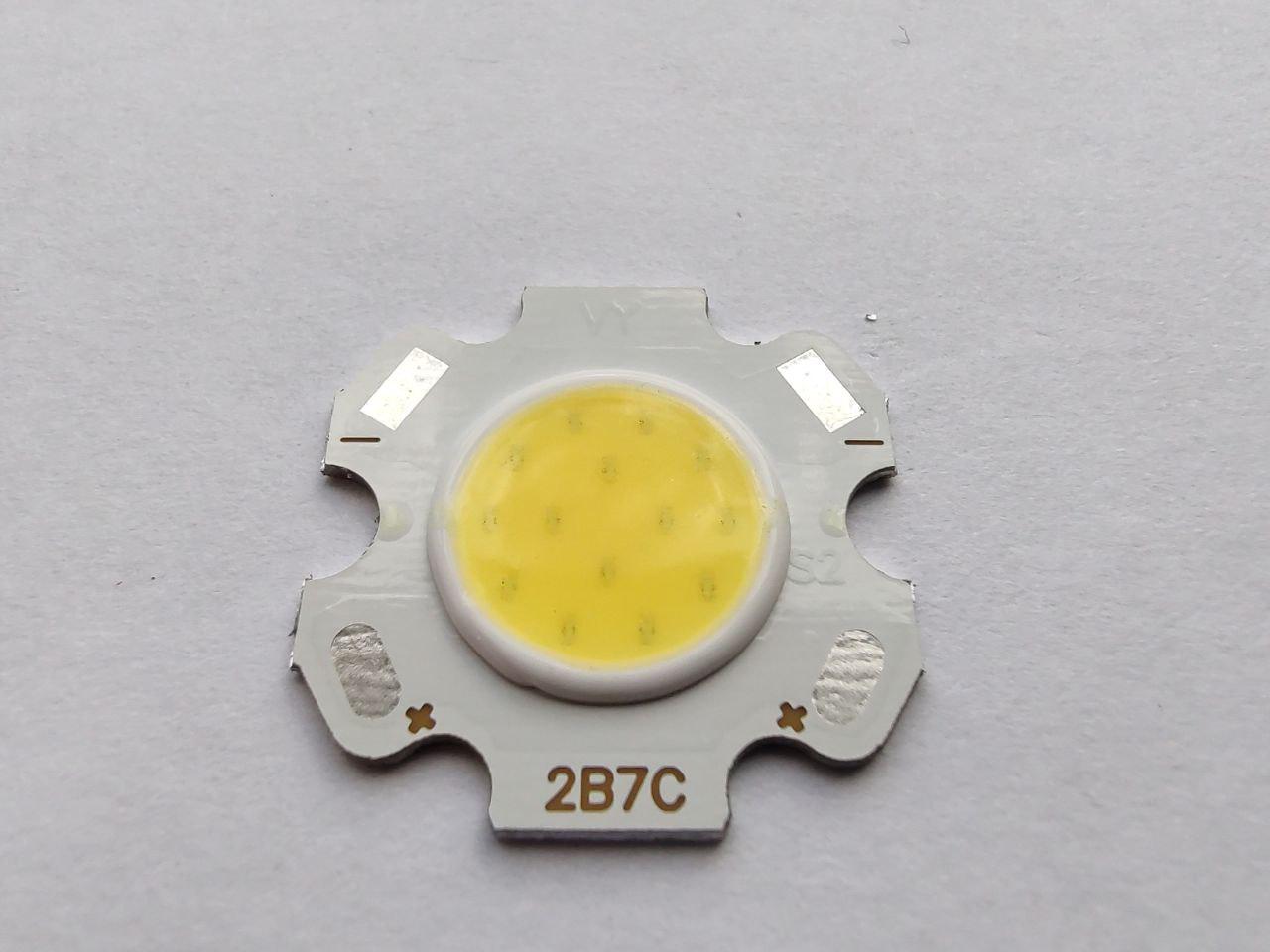 Світлодіоди LED COB 7W 6500K Сold White 2B7C (17960423) - фото 1