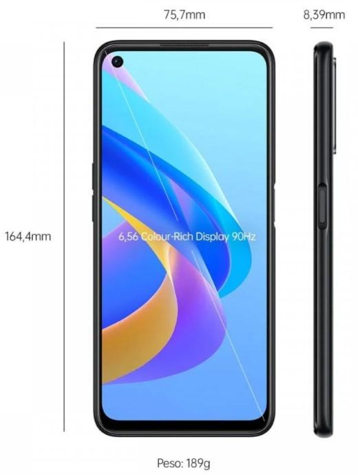 Смартфон Oppo A96 8/128Gb Black - фото 2