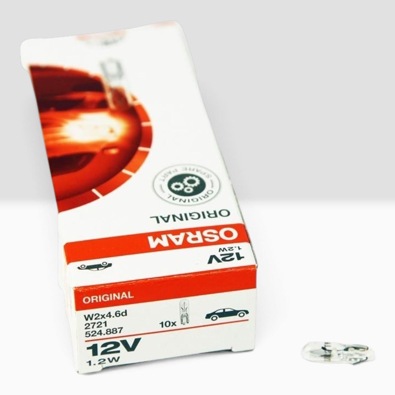 Лампочка щитка приборов Osram имела 1,2 Вт (2721)