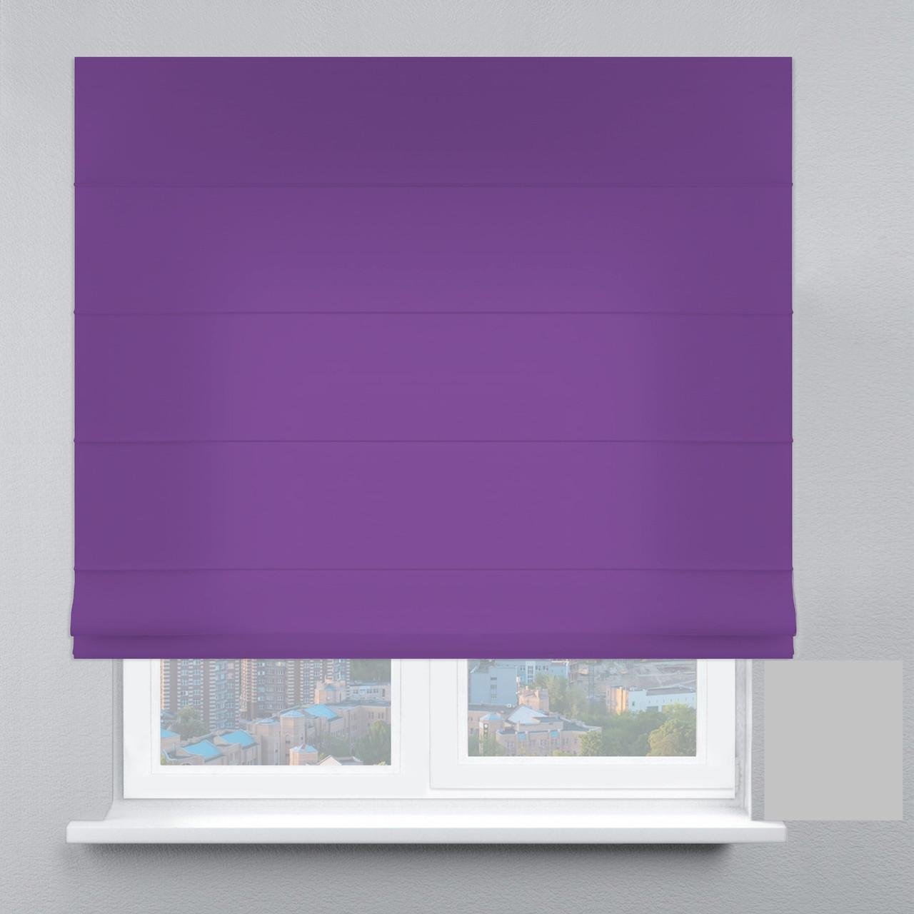 Римська штора велюр 60х170 см Фіолетовий