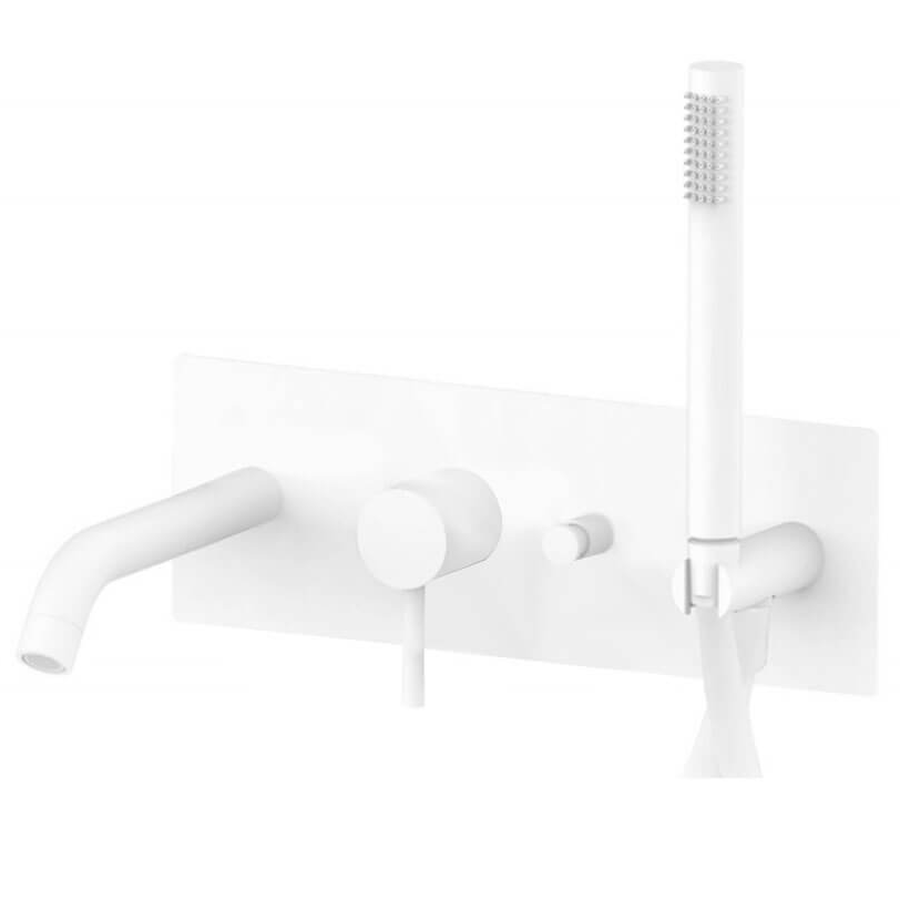 Смеситель для ванны Paffoni Light LIG001BO однорычажный Белый (157941)