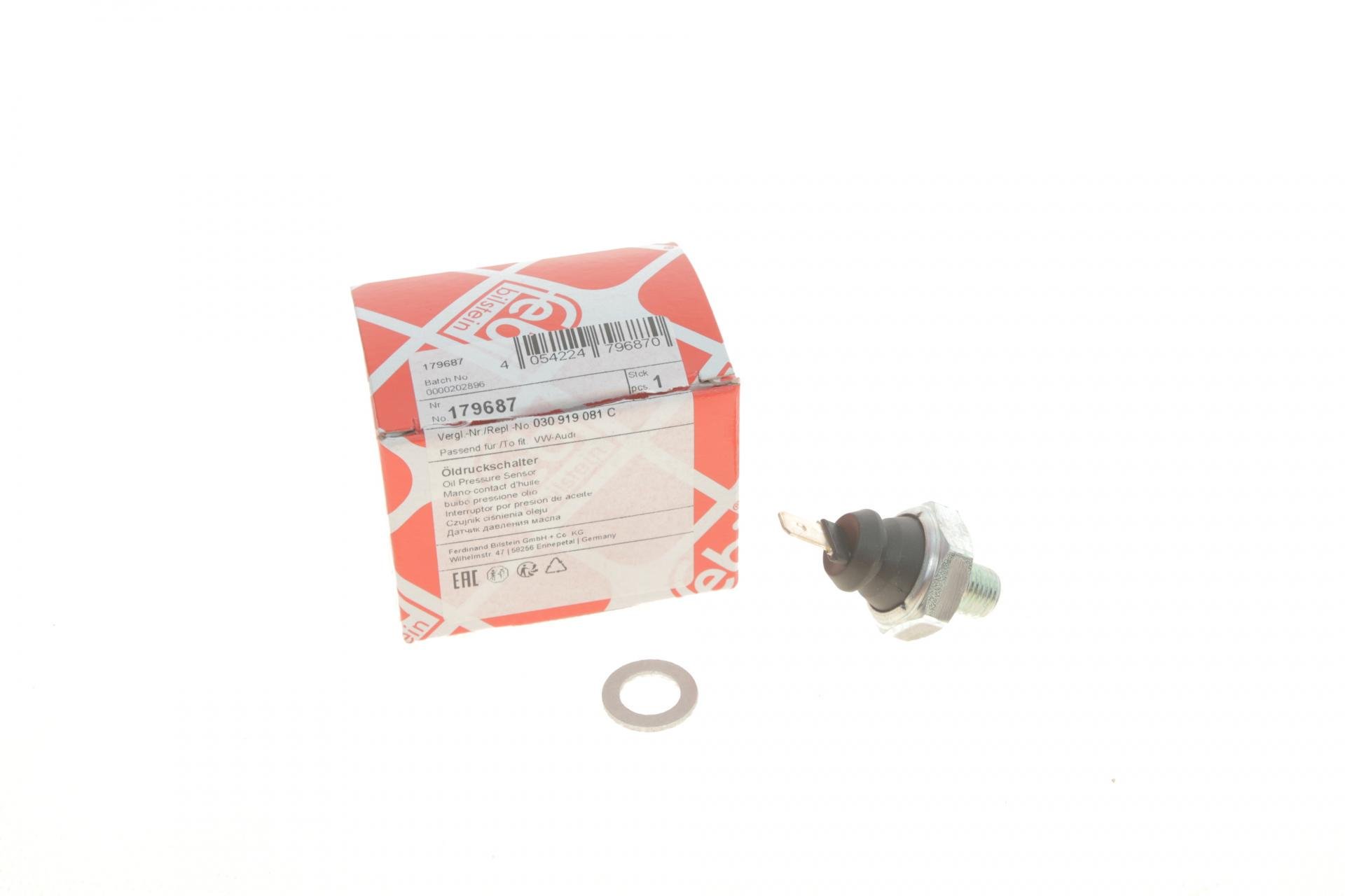 Датчик давления масла VW Golf/Polo 1,4 16V 95-- (179687)