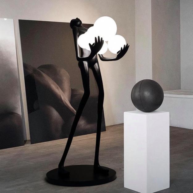 Торшер Man Baloons Black/White (H182)