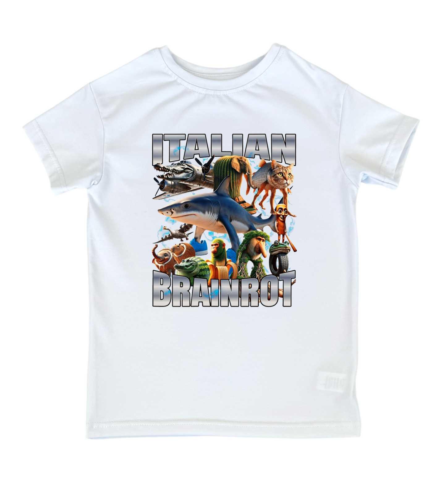 Футболка TM Spinogriz СПИ2025 "Italian brainrot" 152 см Білий
