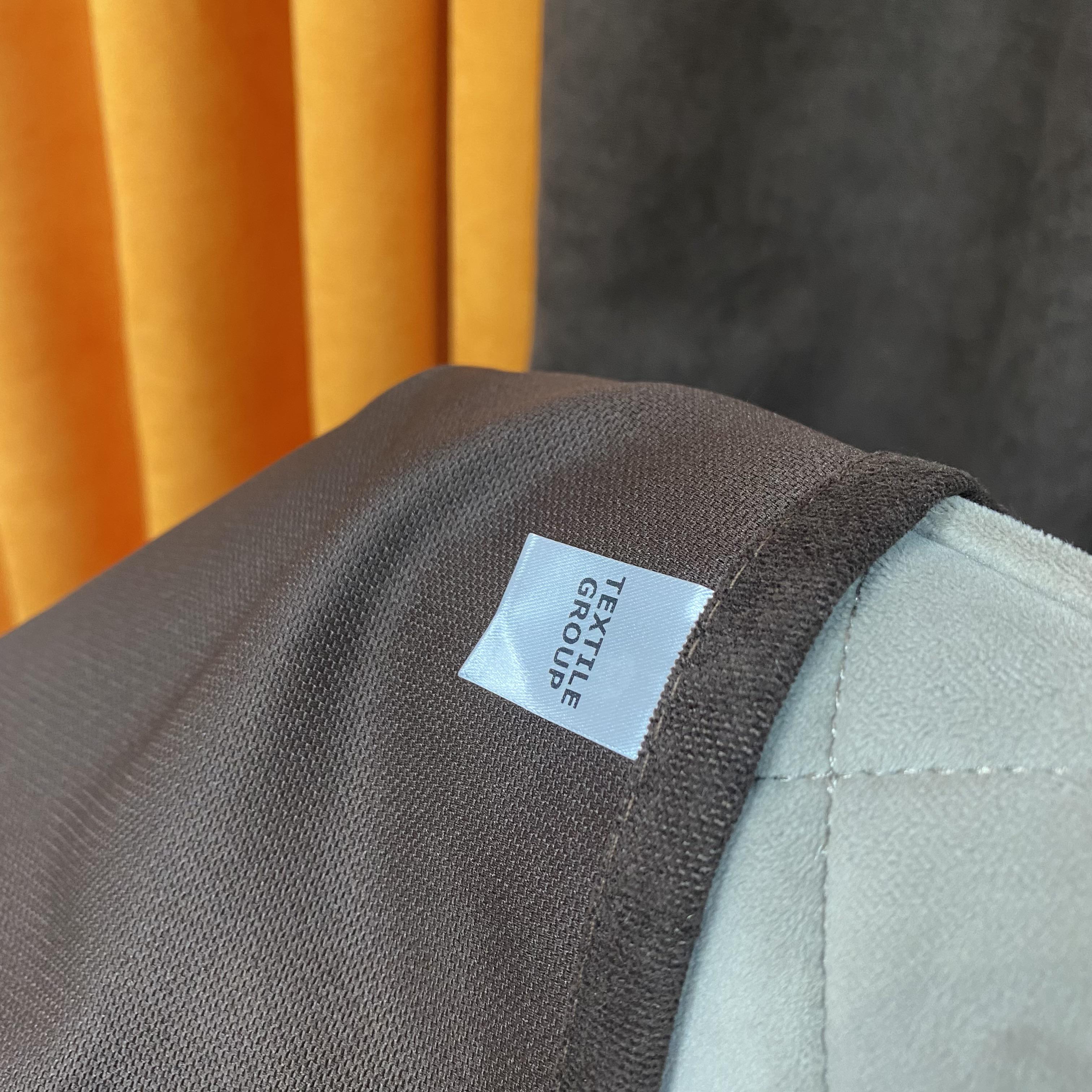 Шторы микровелюр TG Home Дуэт №450 1,50х2,70 м Шоколадно-оранжевый (450-217/207) - фото 6