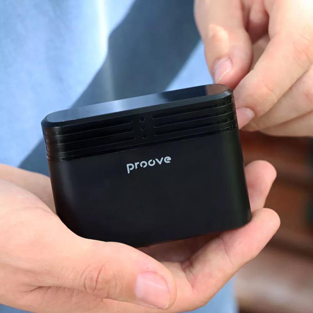 Микрофон петличный беспроводной цифровой Proove PMRC00010102 Record с Lightning до 4 часов работы Черный (621205) - фото 5 Микрофон петличный беспроводной цифровой Proove PMRC00010102 Record с Lightning до 4 часов работы Черный (621205) - фото 5