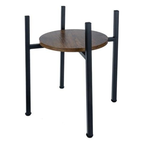 Підставка для квітів у стилі Лофт 40x26x26 см Чорно-коричневий Підставка для квітів у стилі Лофт 40x26x26 см Чорно-коричневий