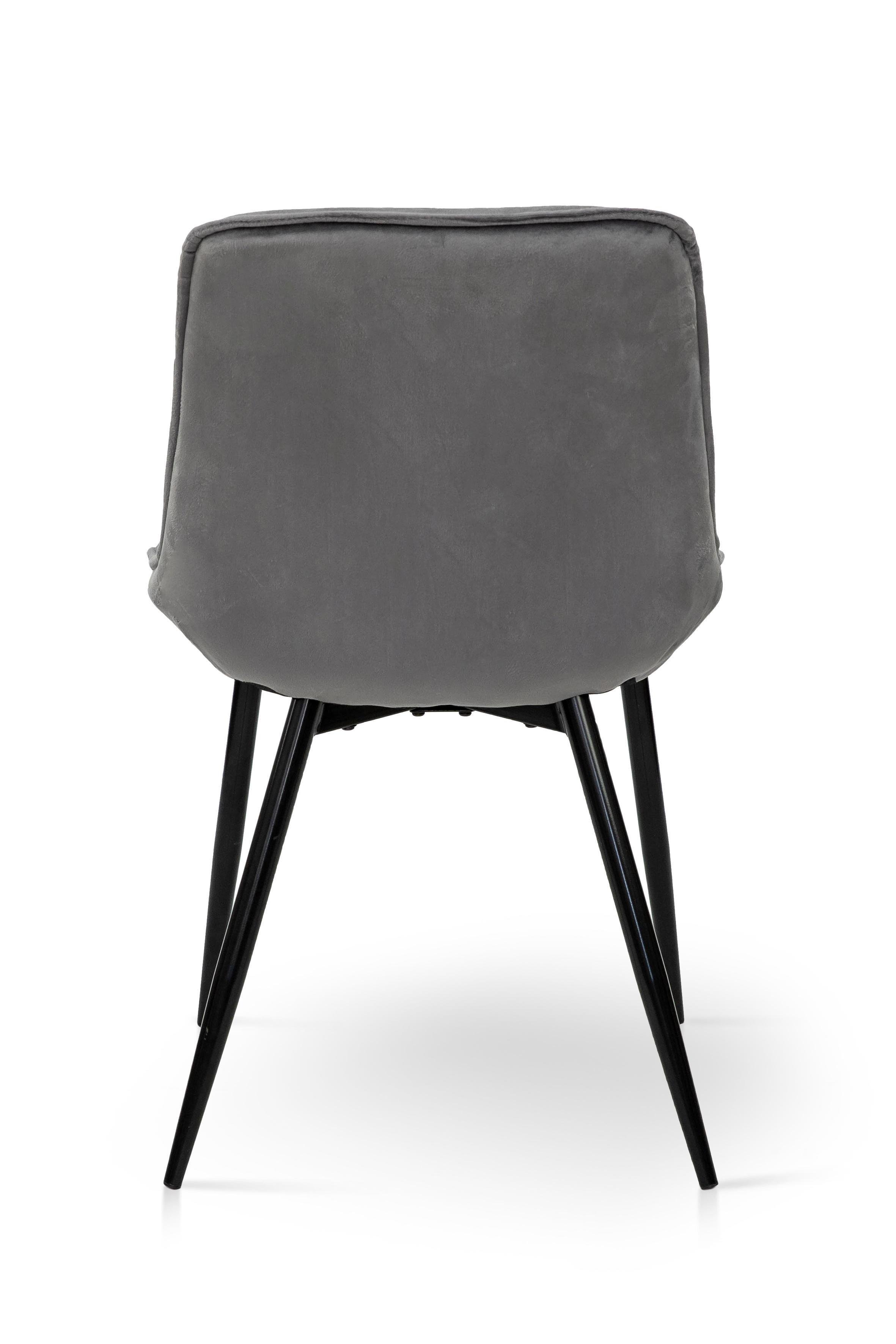 Стілець для кухні та вітальні ГРЕЙС Прадо-R 500х910х580 мм Чорний/Сірий (GAА0057239) - фото 4 Стілець для кухні та вітальні ГРЕЙС Прадо-R 500х910х580 мм Чорний/Сірий (GAА0057239) - фото 4