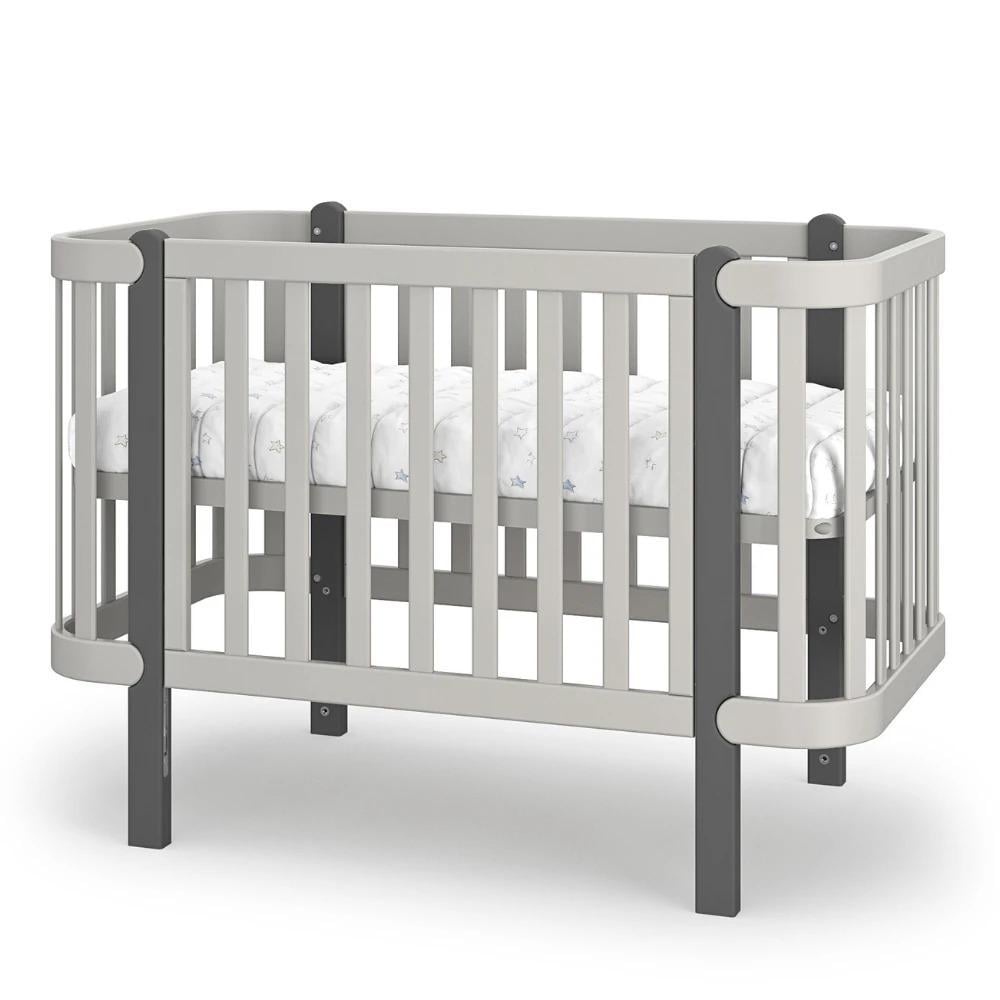Детская кроватка Veres ЛД 5 Монако 120x60 см Графитовый