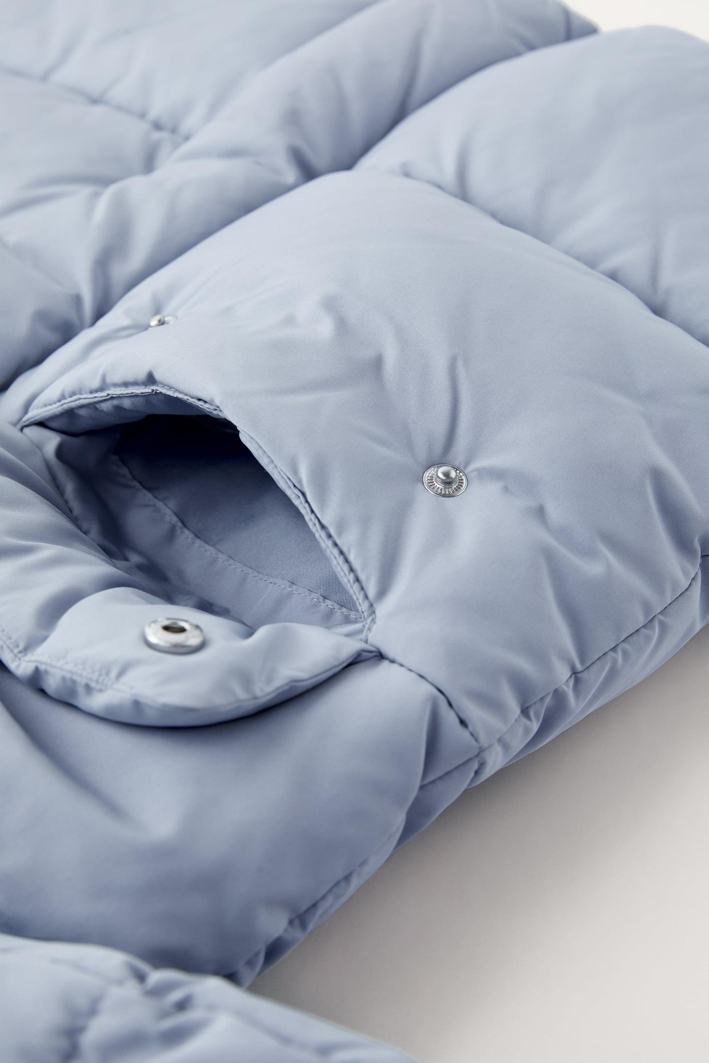 Куртка для девочки Zara зимняя 122 см Голубой (0562713439) - фото 4