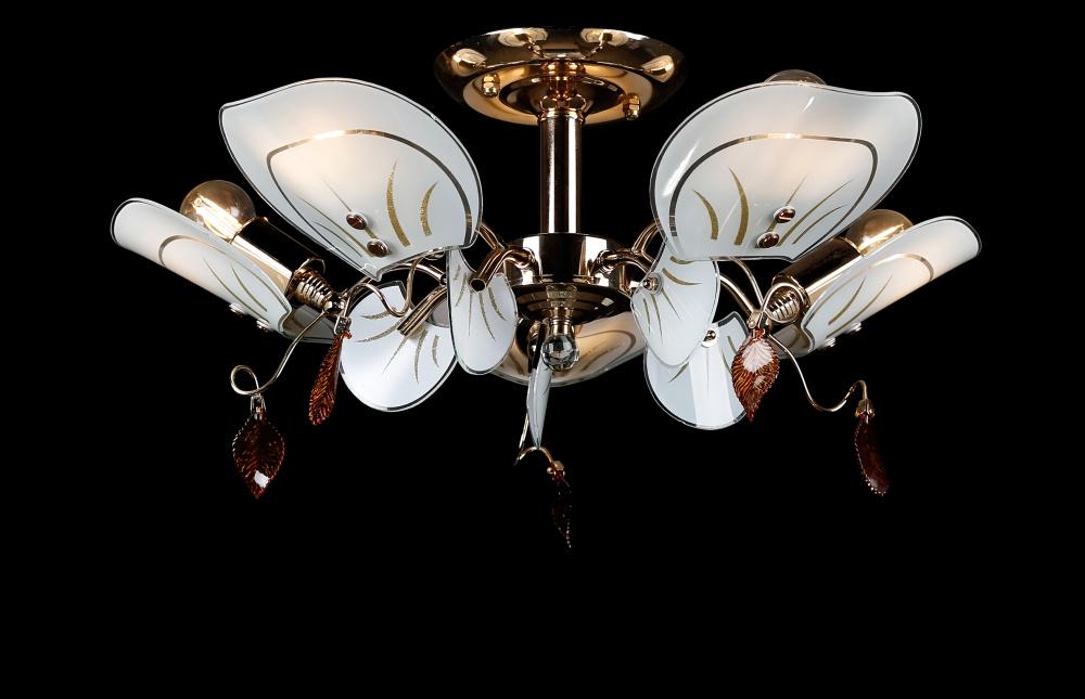 Люстра с плафонами Ray L9002/5 FGD+BR (IR005926)