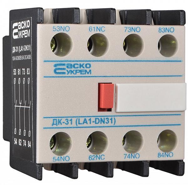 Контакт дополнительный АСКО-Укрем ДК-31 LA1-D31 3NO+1NC (A0040050013)
