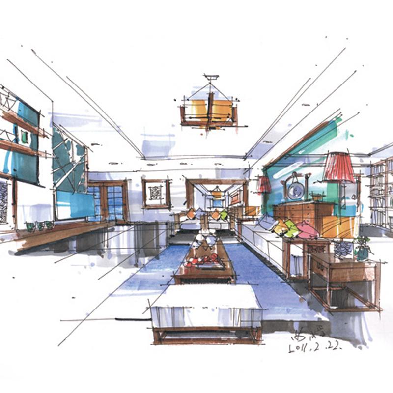 Маркеры Touchfive для интерьерного скетчинга 30 цветов (TOUCHFIVE-30-DI) - фото 11 Маркеры Touchfive для интерьерного скетчинга 30 цветов (TOUCHFIVE-30-DI) - фото 11