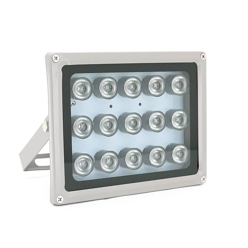 Прожектор HYYS1515R 220V 15W 15LED IP66 850Нм кут огляду 90° дальність до 150 м (40187)