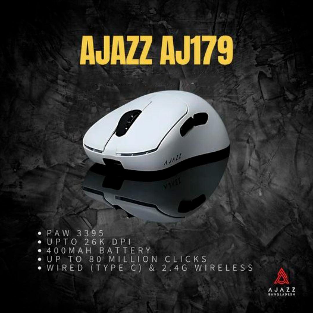 Мышь беспроводная Ajazz AJ179 Pro White сенсор PAW3395 800-26000 DPI (2357013821) - фото 2 Мышь беспроводная Ajazz AJ179 Pro White сенсор PAW3395 800-26000 DPI (2357013821) - фото 2