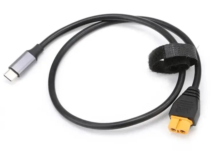 Кабель для заряджання Toolkitrc SC100 Type-C to XT60 Black (00288) - фото 6 Кабель для заряджання Toolkitrc SC100 Type-C to XT60 Black (00288) - фото 6