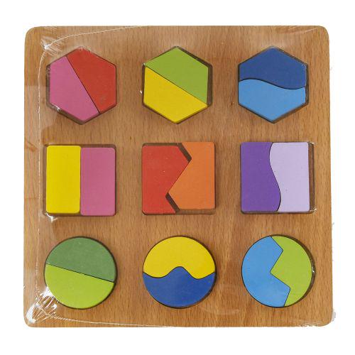 Пазлы деревянные Геометрические фигуры (192596)