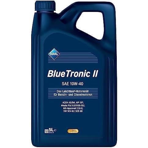 Моторное масло ARAL BlueTronic II 10W-40 5 л (15F078)