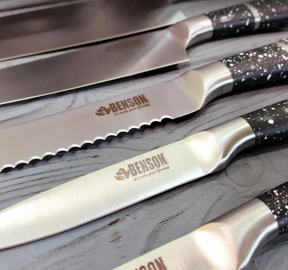 Набір ножів Benson 9 пр. (BN-405) - фото 4