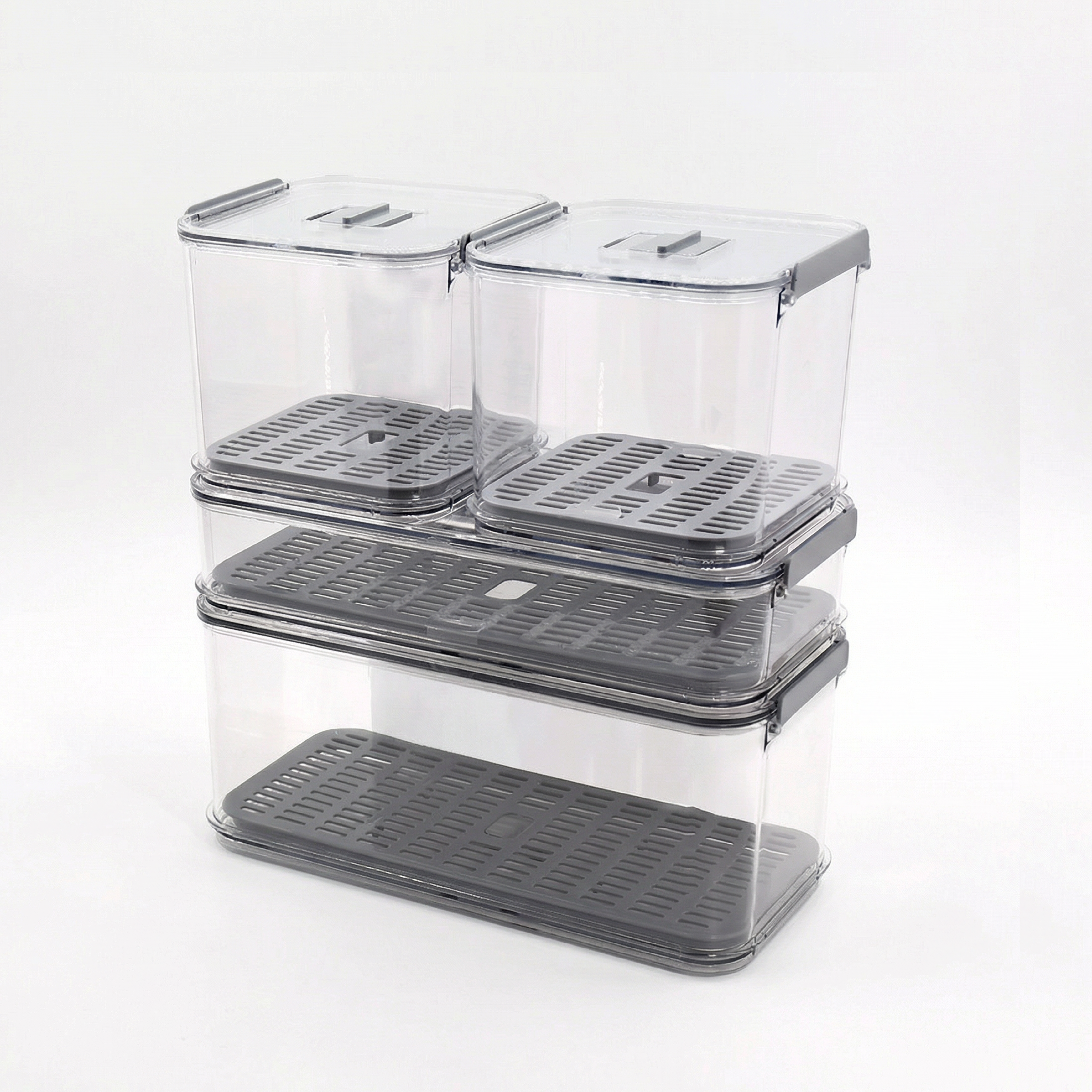 Набір контейнерів Homax для зберігання продуктів 4 шт. (BR-456)