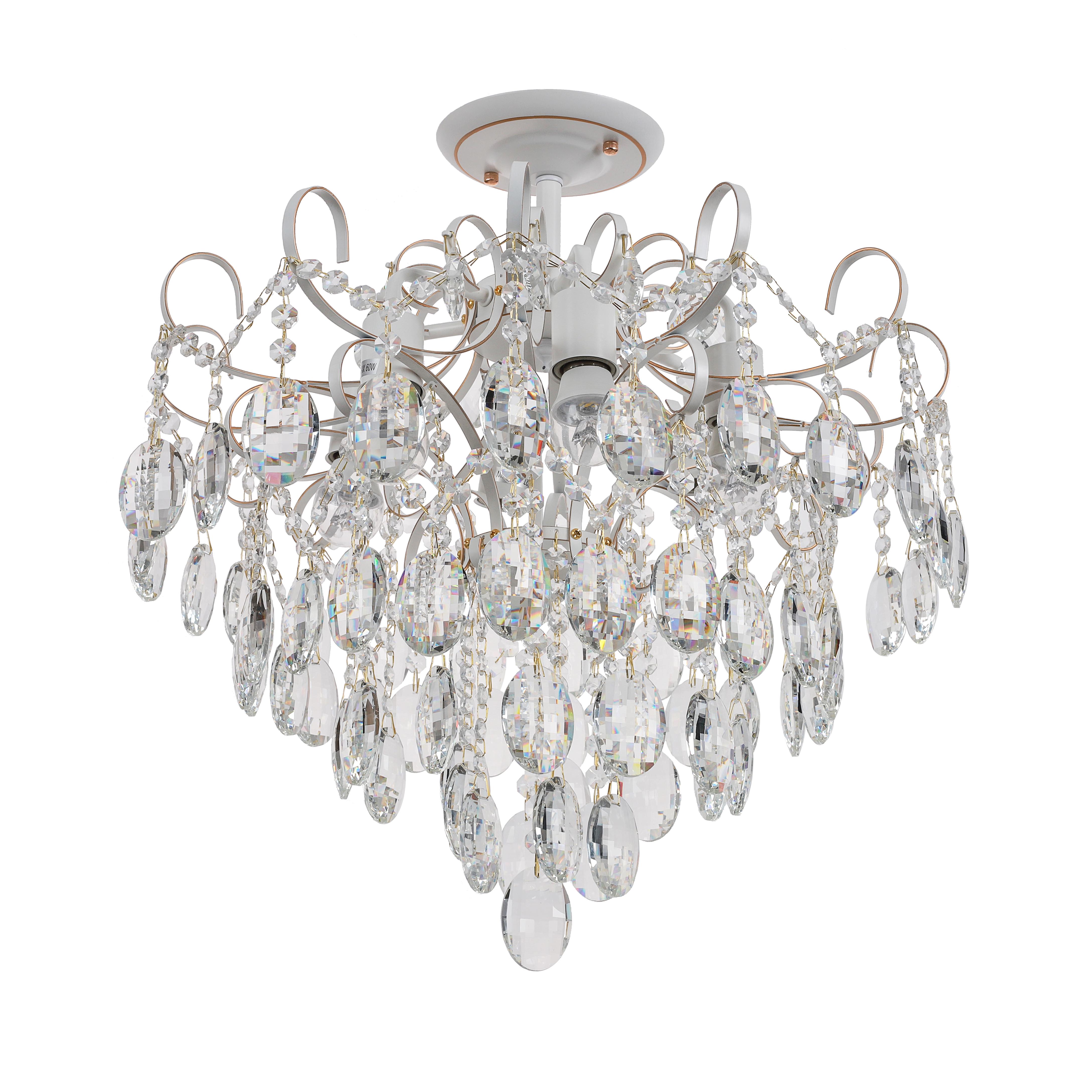 Люстра хрустальная Sirius 96013/6-500 WH+GOLD PN  (000034556)